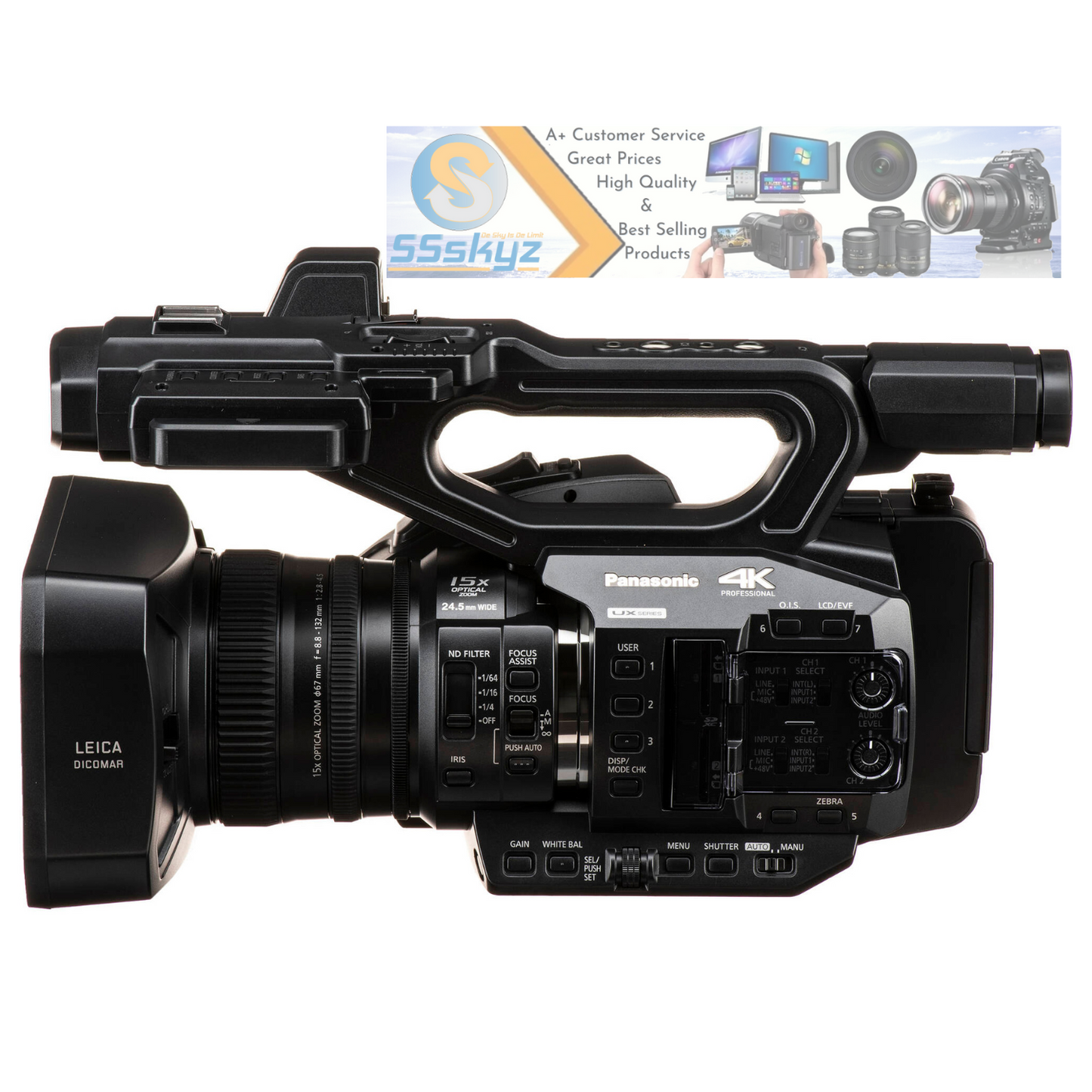 Panasonic AG-UX90 UHD 4K Professional Camcorder