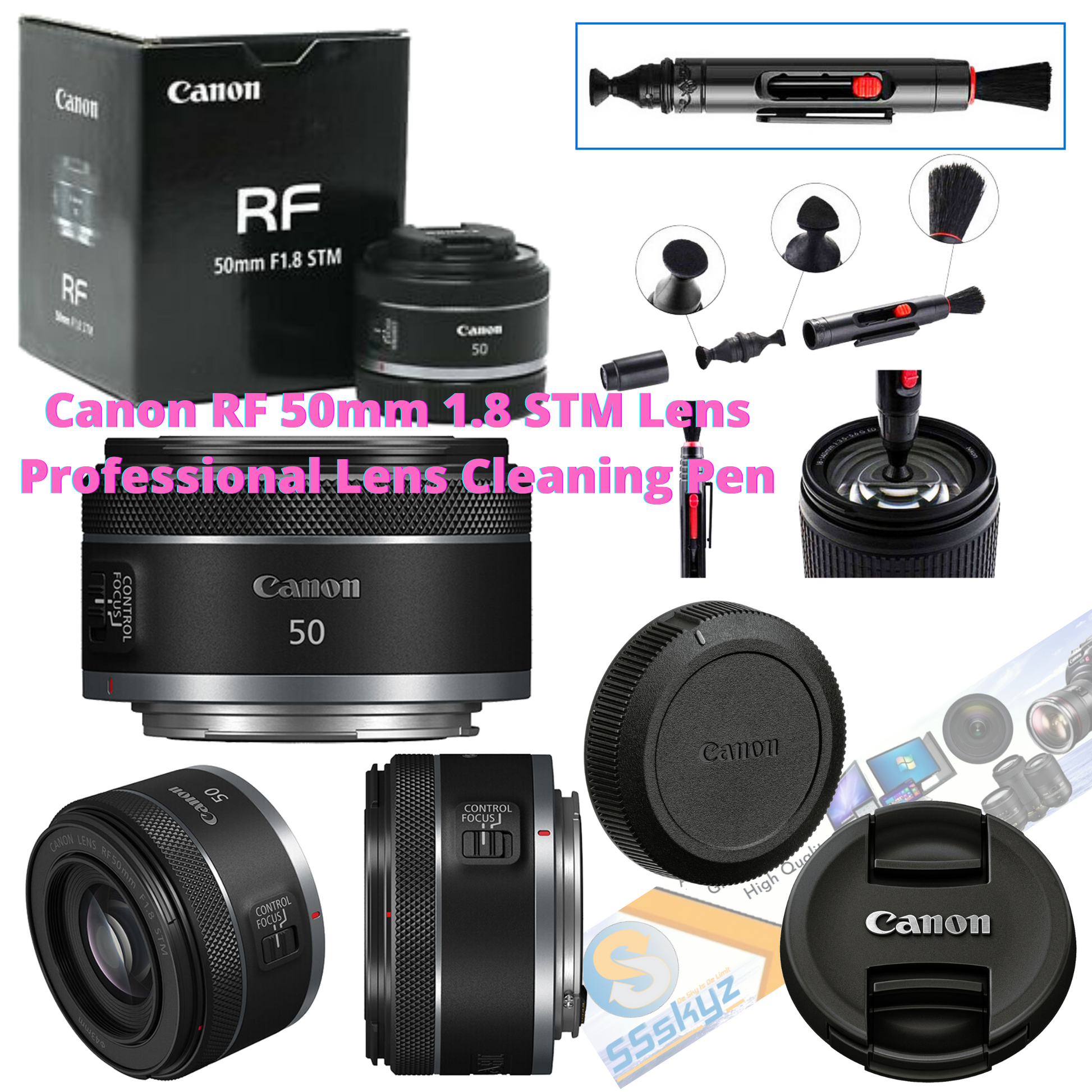 Canon 50mm 1.8 Stm Rf F1.8 Lens Standard Auto Focus F/1.8 Camera